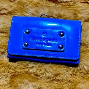 royal blue kate spade card holder